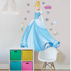 Disney Princess Cinderella Room Stickers Self-adhesive!