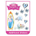 Disney Princess Cinderella Room Stickers Self-adhesive!