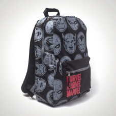 MARVEL BACKPACK IN GREY ALL-OVER PRINT