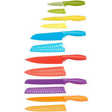 Colored Kitchen Knife Set