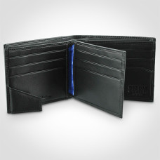 BROMPTON BLACK LEATHER WALLET