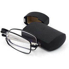 Folding Unisex Glasses for Reading Case