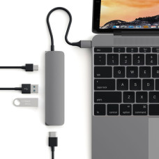 Satechi USB-C Slim Aluminum Multi-Port Adapter 