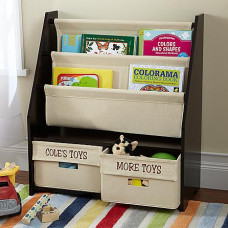 Sling Bookshelf with Storage Bins Sling Bookshelf with Storage Bins