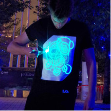 GLOW T-SHIRT BLACK